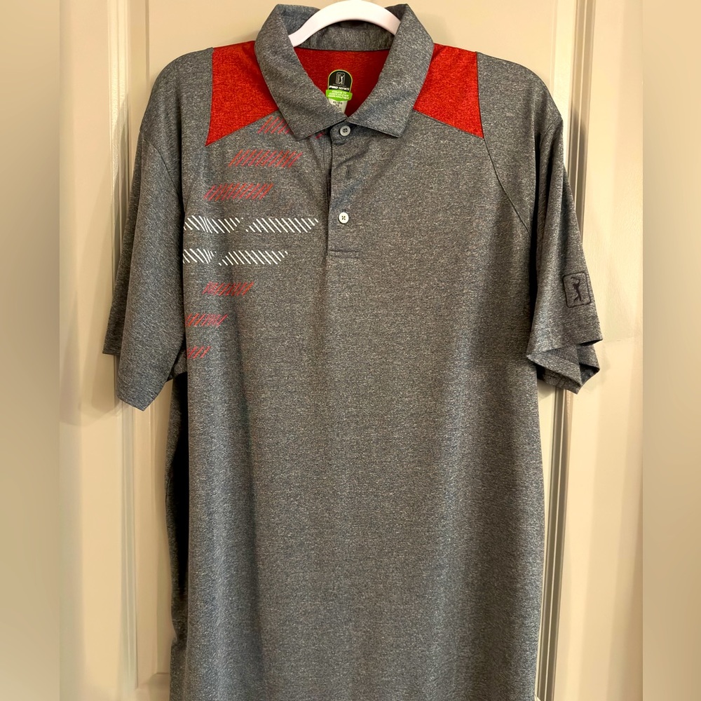 PGA TOUR Pro Series Golf Shirt. Size X-Large. Custom Tour Performance